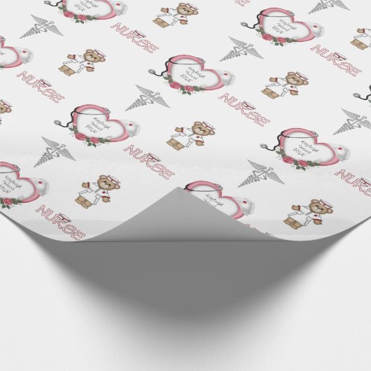 Gepersonaliseerde zurenGift Wrap Cadeaupapier (Hoek)