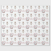 Gepersonaliseerde zurenGift Wrap Cadeaupapier (Vlak)