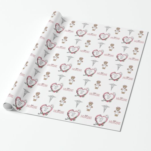Gepersonaliseerde zurenGift Wrap Cadeaupapier (Uitgerold)