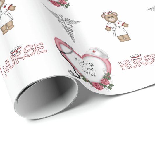 Gepersonaliseerde zurenGift Wrap Cadeaupapier (Rol Hoek)