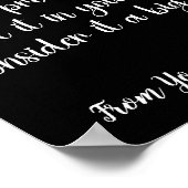 Gepersonaliseerde zussen van mijn zus Ik hou van j Poster (Hoek)