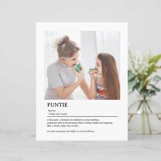 Gepersonaliseerde zuster definitie citaat Wall Art (Staand voorkant)