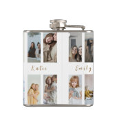 Gepersonaliseerde zusterkolf | Aangepaste foto's Heupfles (Achterkant)