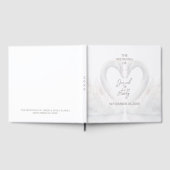 Gepersonaliseerde Zwaan bruiloft gastenboek (Volledig)