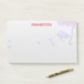 Gepersonaliseerde Zwanenmeer Post-it® Notes (Op bureau)