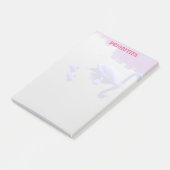 Gepersonaliseerde Zwanenmeer Post-it® Notes (Schuin)