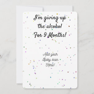 Gepersonaliseerde zwangerschap aankondiging