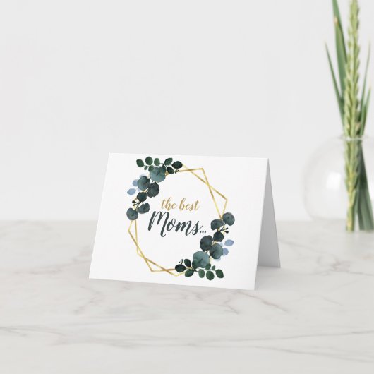 Gepersonaliseerde zwangerschap onthullen aan mama, aankondiging (Voorkant)