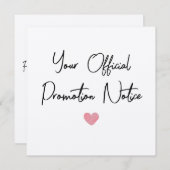 Gepersonaliseerde zwangerschapsaankondiging bedankkaart (Voorkant / Achterkant)