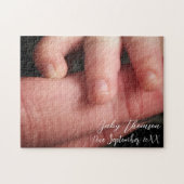 Gepersonaliseerde zwangerschapsaankondiging legpuzzel (Horizontaal)