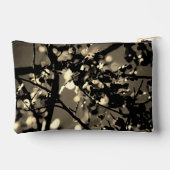 Gepersonaliseerde zwart-gouden Abstracte botanisch Etui (Achterkant)