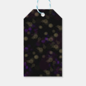 Gepersonaliseerde zwart gouden Paarse Masquerade P Cadeaulabel (Achterkant)