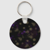 Gepersonaliseerde zwart gouden Paarse Masquerade P Sleutelhanger (Achterkant)