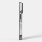 Gepersonaliseerde zwart-grijze moleculen iPhone ca Case-Mate iPhone Case (Achterkant / Rechts)