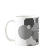 Gepersonaliseerde zwart-grijze moleculen