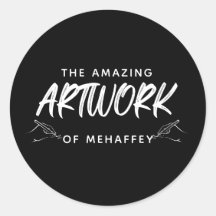 Gepersonaliseerde zwart wit artiest kunstwerk