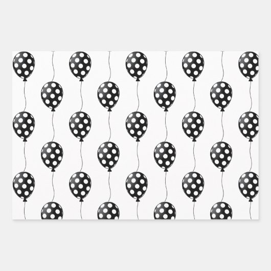 Gepersonaliseerde zwart-wit Axolotl Verjaardag Inpakpapier Vel (Voorkant 3)