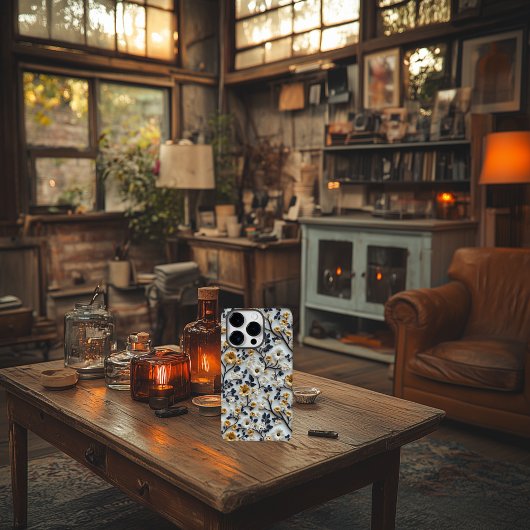 Gepersonaliseerde zwart, wit en goud geborduurd Case-Mate iPhone case