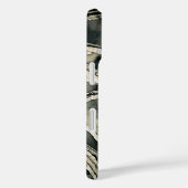 Gepersonaliseerde zwart-wit filialen iPhone Case (Achterkant / Rechts)