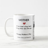 Gepersonaliseerde zwart-wit foto collage Mok (Links)