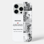 Gepersonaliseerde zwart-wit fotocollage | Case-Mate iPhone case (Achterkant)