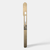 Gepersonaliseerde zwart-wit Miami iPhone Case (Achterkant / Links)