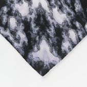 Gepersonaliseerde zwart-witte wolk Mandala Fleece Deken (Hoek)