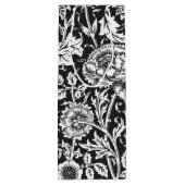 Gepersonaliseerde zwart-witwastas met wieltjes voo wijn cadeautas (Achterkant)