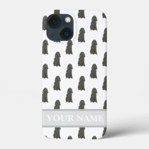 Gepersonaliseerde zwarte Cocker Spaniel Dog Case-Mate iPhone Case