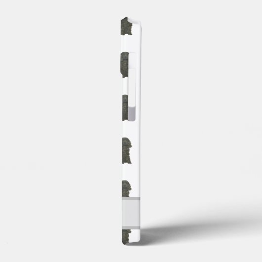 Gepersonaliseerde zwarte Cocker Spaniel Dog Case-Mate iPhone Case (Achterkant / Links)