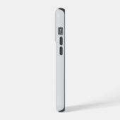 Gepersonaliseerde Zwarte Cross Pattee Art, Lichtgr iPhone Hoesje (Linkerkant)