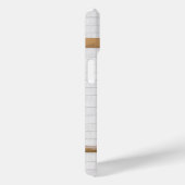 Gepersonaliseerde zwarte en witte Basketball Jerse Case-Mate iPhone Case (Achterkant / Rechts)