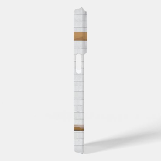 Gepersonaliseerde zwarte en witte Basketball Jerse Case-Mate iPhone Case (Achterkant / Rechts)