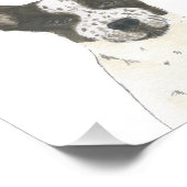 Gepersonaliseerde zwarte en witte voeler katledog foto afdruk (Hoek)