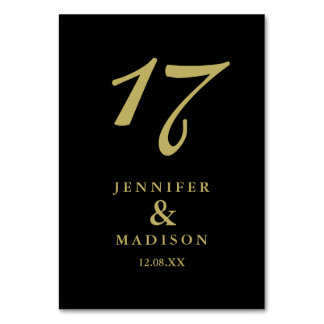 Gepersonaliseerde zwarte gouden Kaart van de Lijst