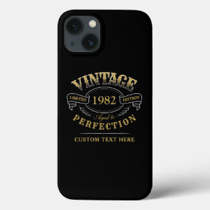 Gepersonaliseerde zwarte gouden Vintage tot perfec Case-Mate iPhone Case