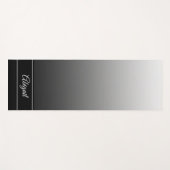 Gepersonaliseerde zwarte gradiënt Mandala Zen Yoga Yogamat (Voorkant (horizontaal))