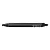Gepersonaliseerde zwarte instripes inkt pen (Voorkant)