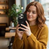 Gepersonaliseerde zwarte iPhone Case met Custom Hoesje