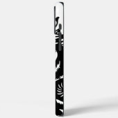 Gepersonaliseerde zwarte kat Case-Mate iPhone case (Achterkant / Links)