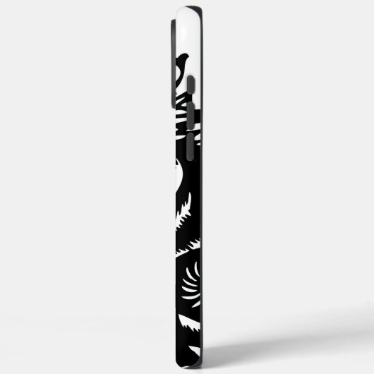 Gepersonaliseerde zwarte kat Case-Mate iPhone case (Achterkant / Links)