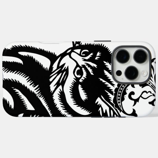 Gepersonaliseerde zwarte kat Case-Mate iPhone case (Achterkant (horizontaal))