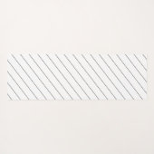 Gepersonaliseerde zwarte kat met achterzijde yogamat (Achterkant (horizontaal))