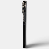 Gepersonaliseerde zwarte keten Case-Mate iPhone case (Achterkant / Links)