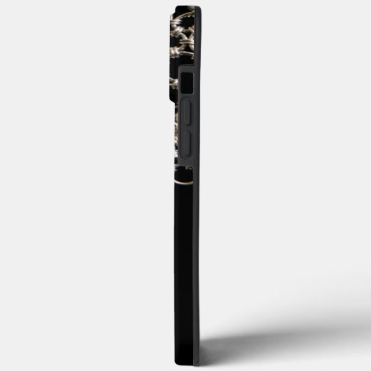 Gepersonaliseerde zwarte keten Case-Mate iPhone case (Achterkant / Links)