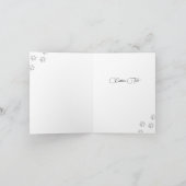 Gepersonaliseerde Zwarte Labrador Kerst Kaart (Binnen)