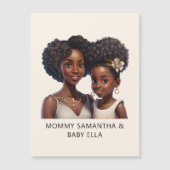Gepersonaliseerde zwarte mam en dochter (11) (Voorkant)