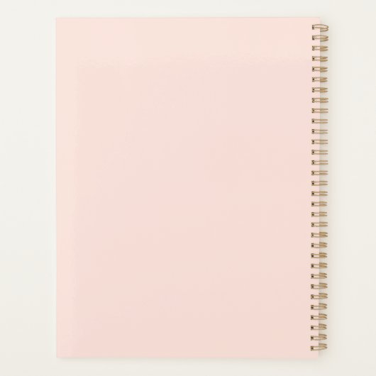 Gepersonaliseerde zwarte mam en dochter (12) planner (Achterkant)