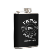 Gepersonaliseerde zwarte  met perfecte flats heupfles (Rechts)