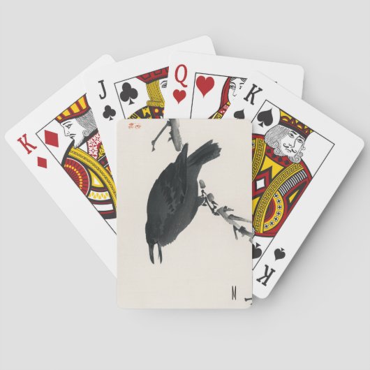 Gepersonaliseerde  zwarte rij pokerkaarten (Achterkant)